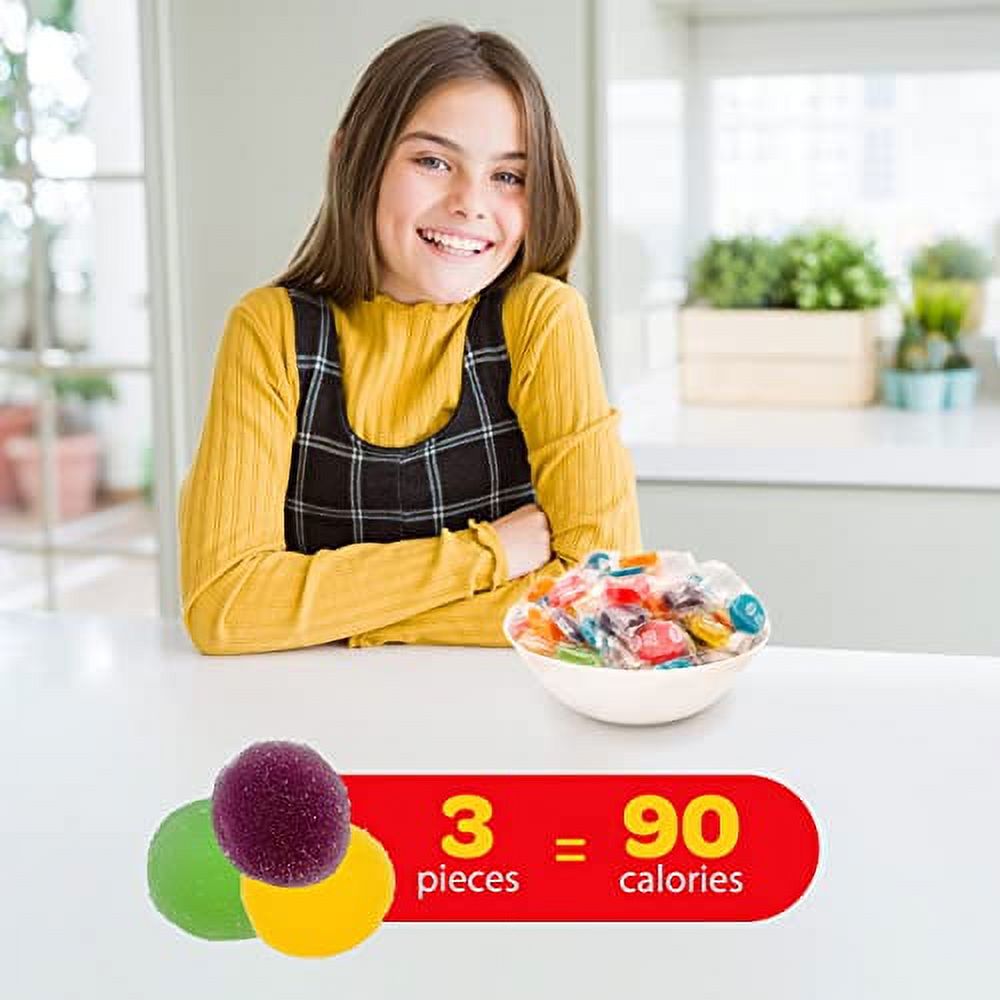 Fruit Disk Jelly Patties Candy, Individually Wrapped, 2 Pounds T454