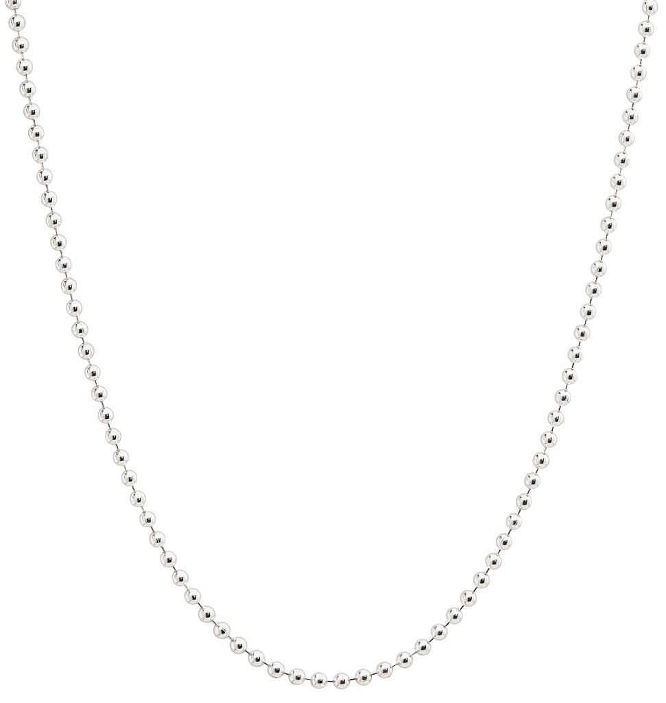 Sterling Silver Ball Chain 24in J897
