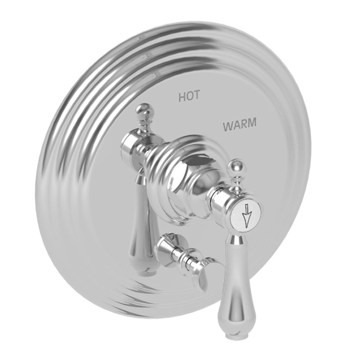 Venetian Bronze Tub & Shower Diverter Plate with Handle W765806