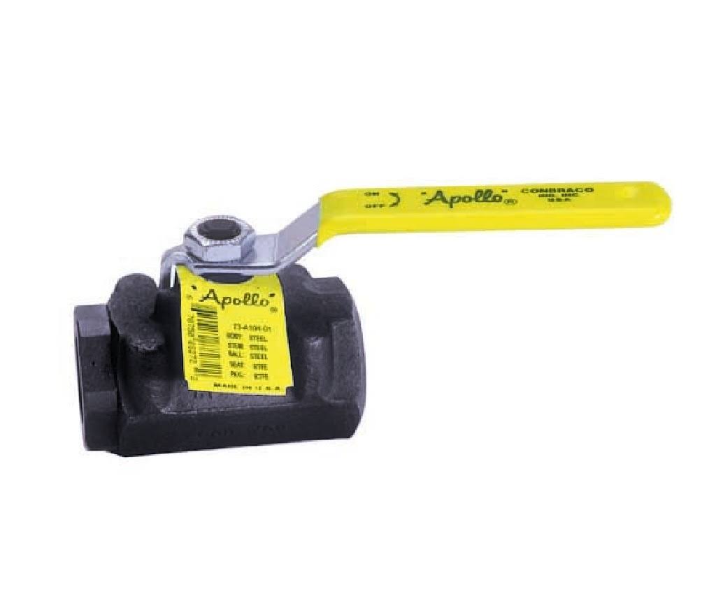 3/4x22 FNPT Carbon Steel Ball Valve Inline H96588