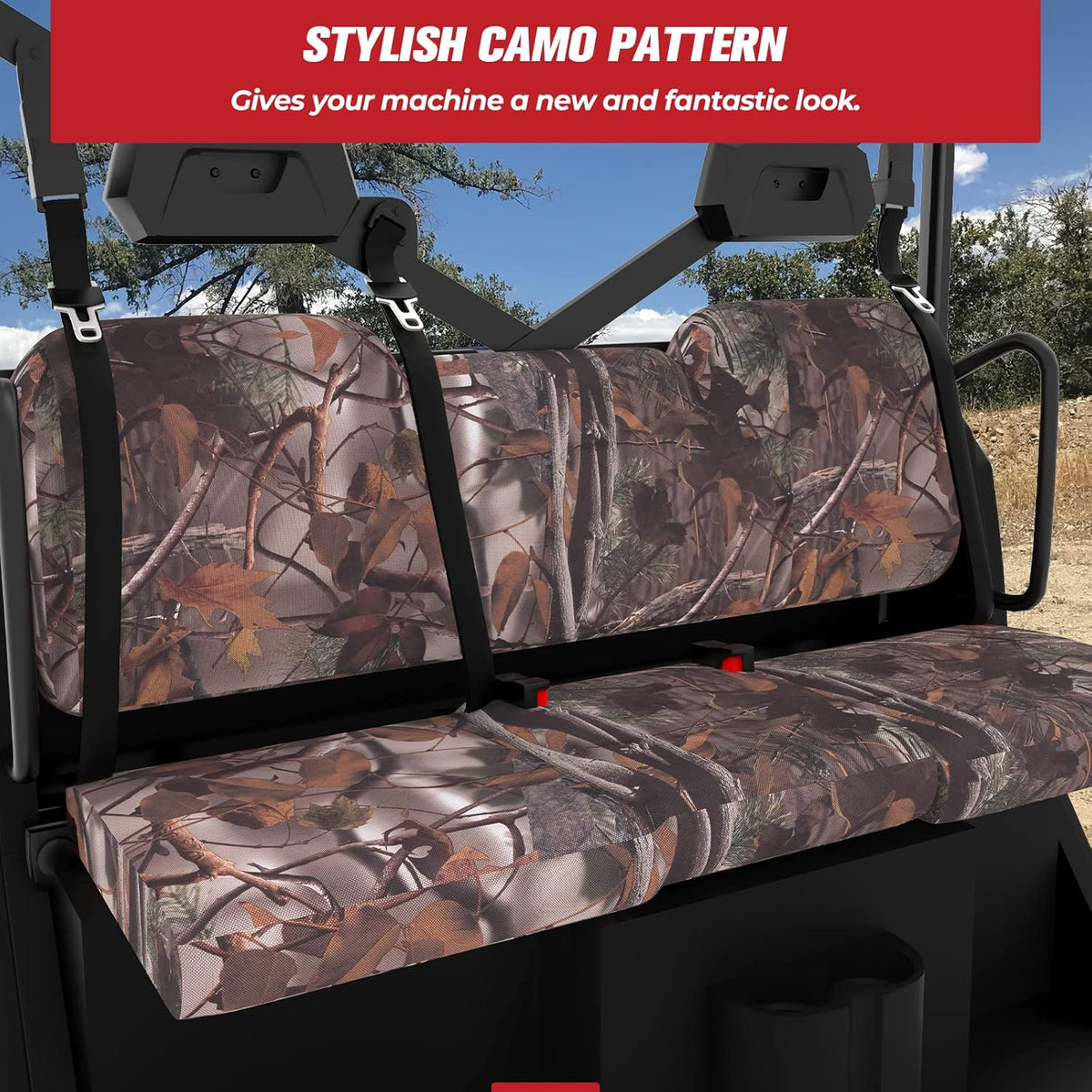 Waterproof Camo UTV Seat Cover Set T38338