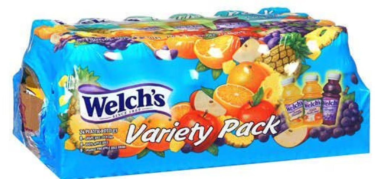 Welch's Drink Variety Pack, 10-Ounce Bottles (Pack of 24) Y6132
