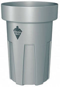 Gray Thermoplastic Round Trash Can O417962