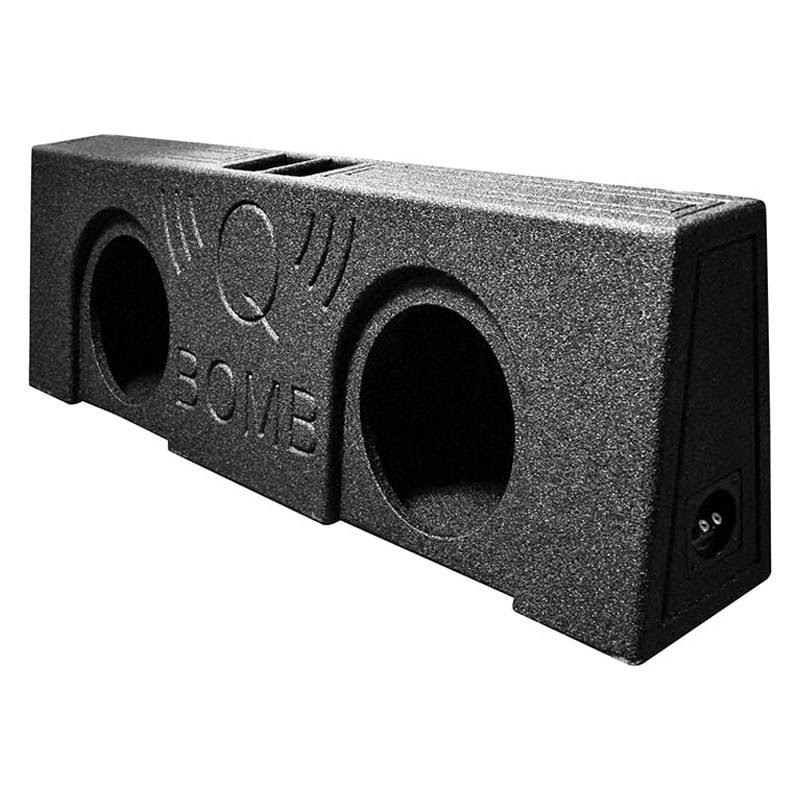 Dual 12x22 Vented Empty Box Behind Seat Mount V13375
