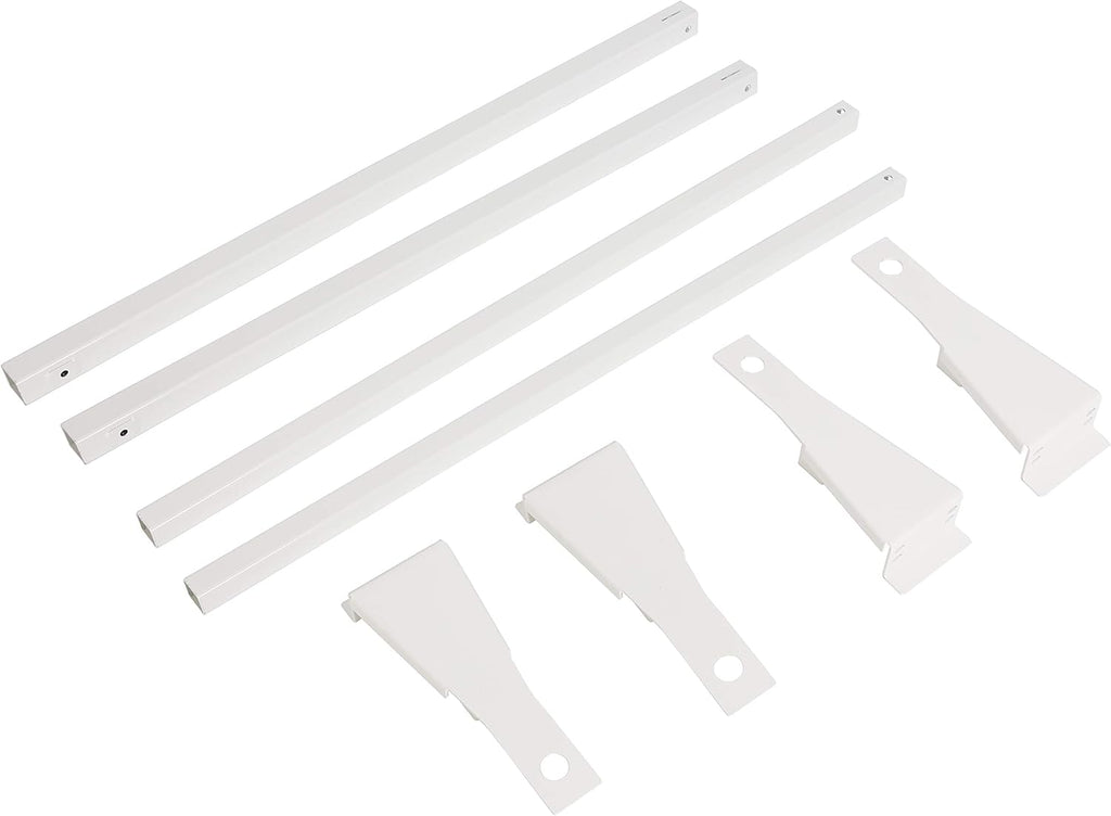 Steel Universal White Cargo Van Ladder Rack Roof 600LB B1273