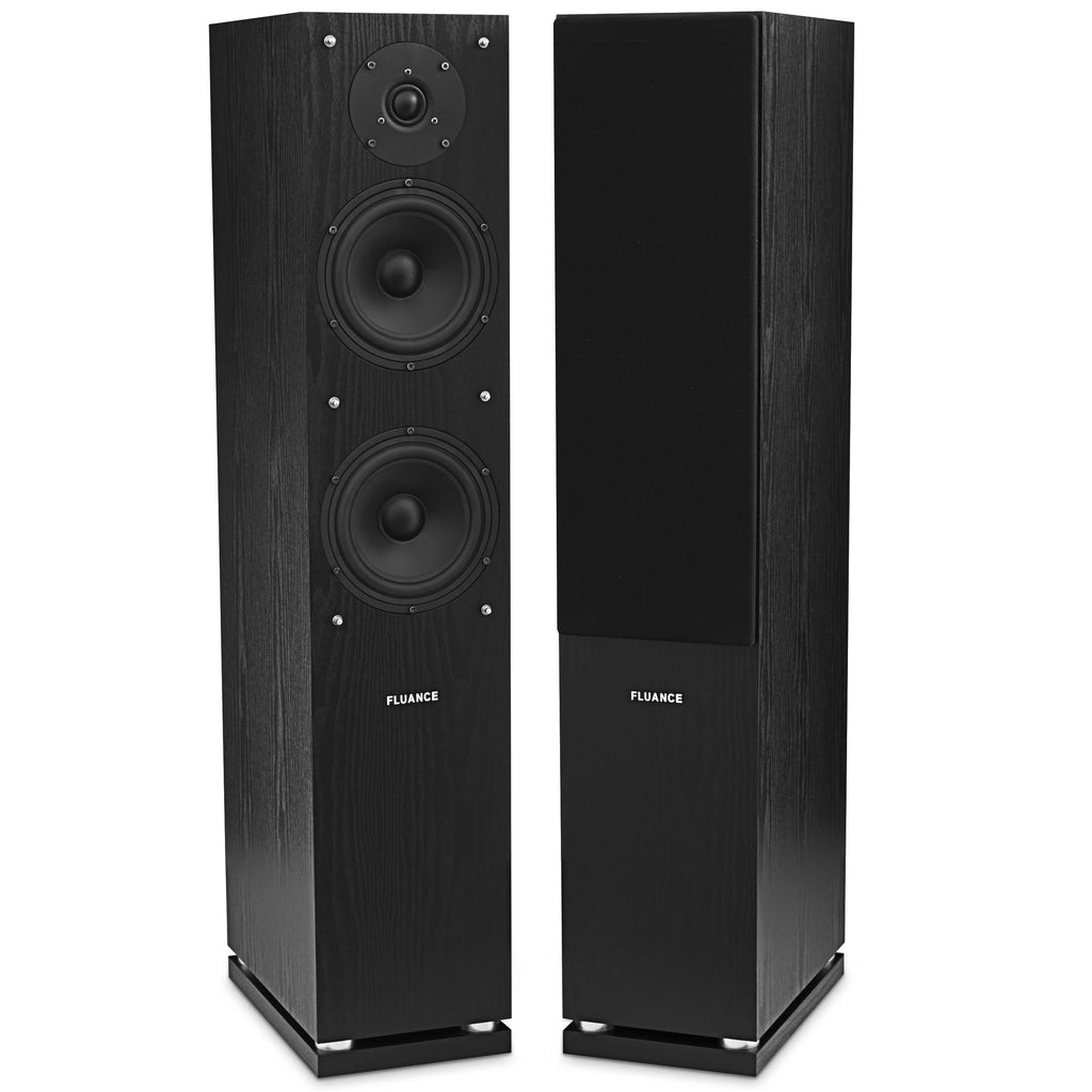 5.0 Channel 190W RMS 5 Speakers Black Speaker System S10104