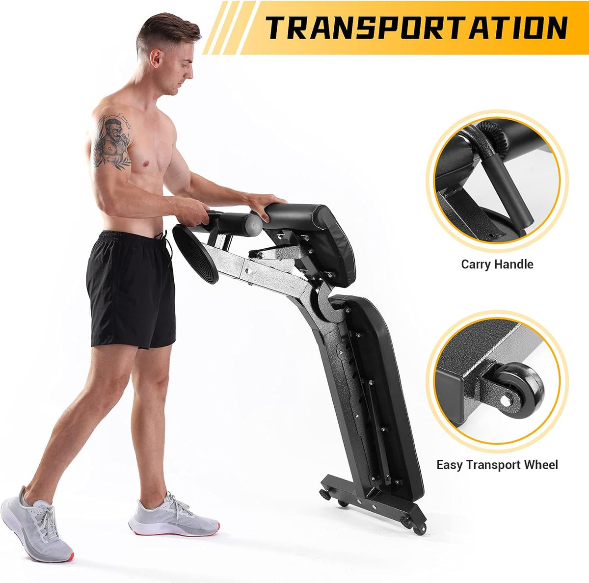 Adjustable Weight Bench with Leg Extension V34134