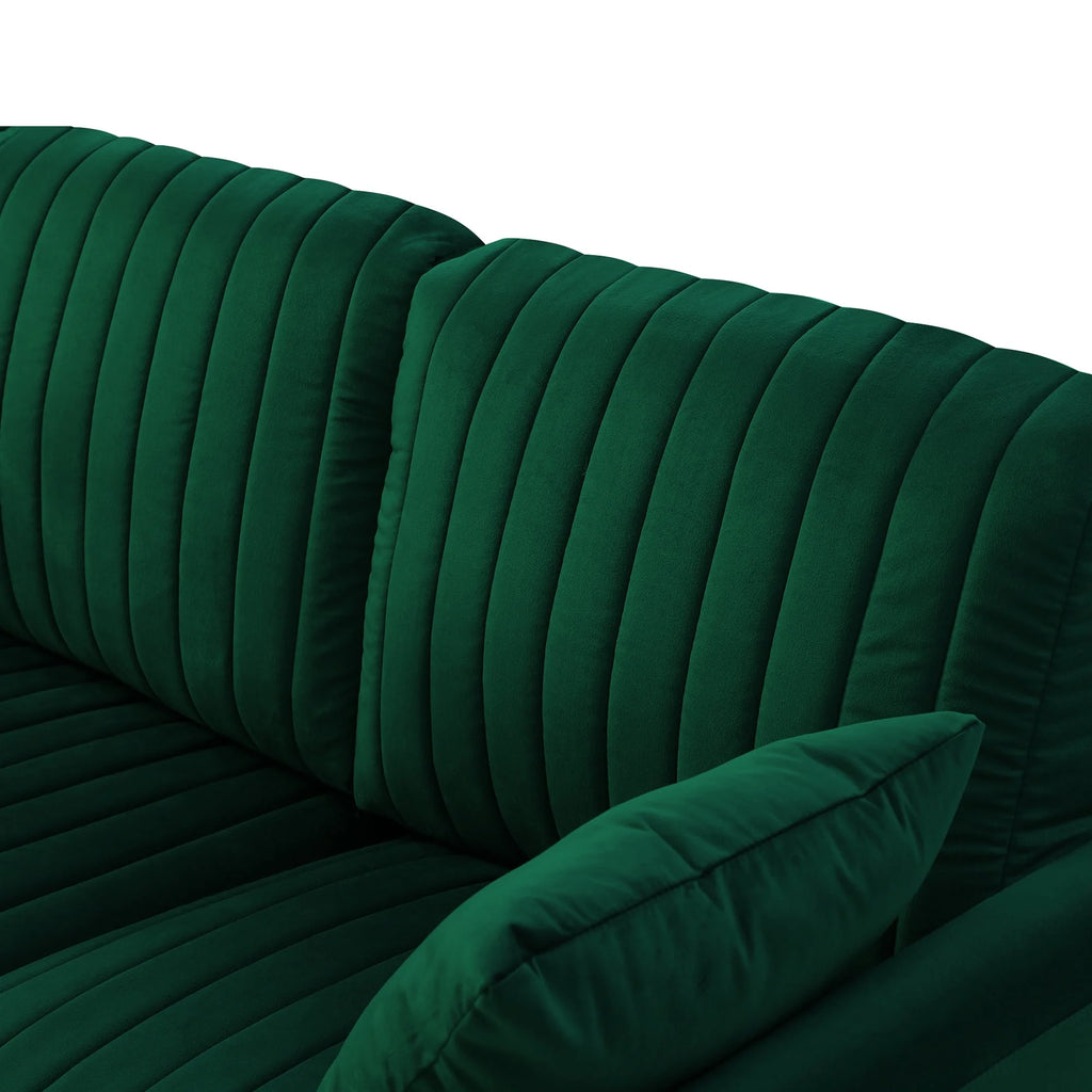 Green Velvet Accent Chair W378196