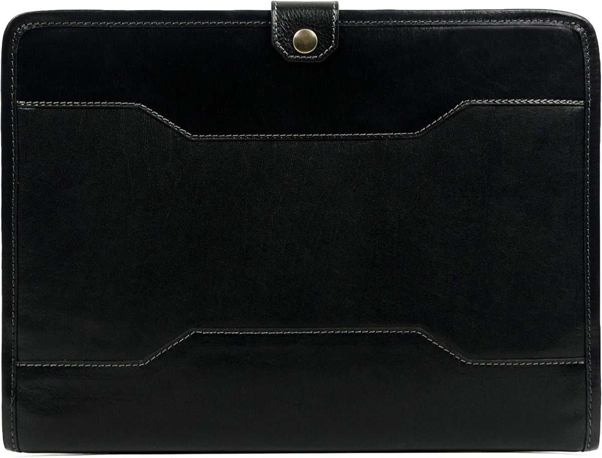 Brown Leather 13 in Laptop Portfolio Organizer Folder H386247
