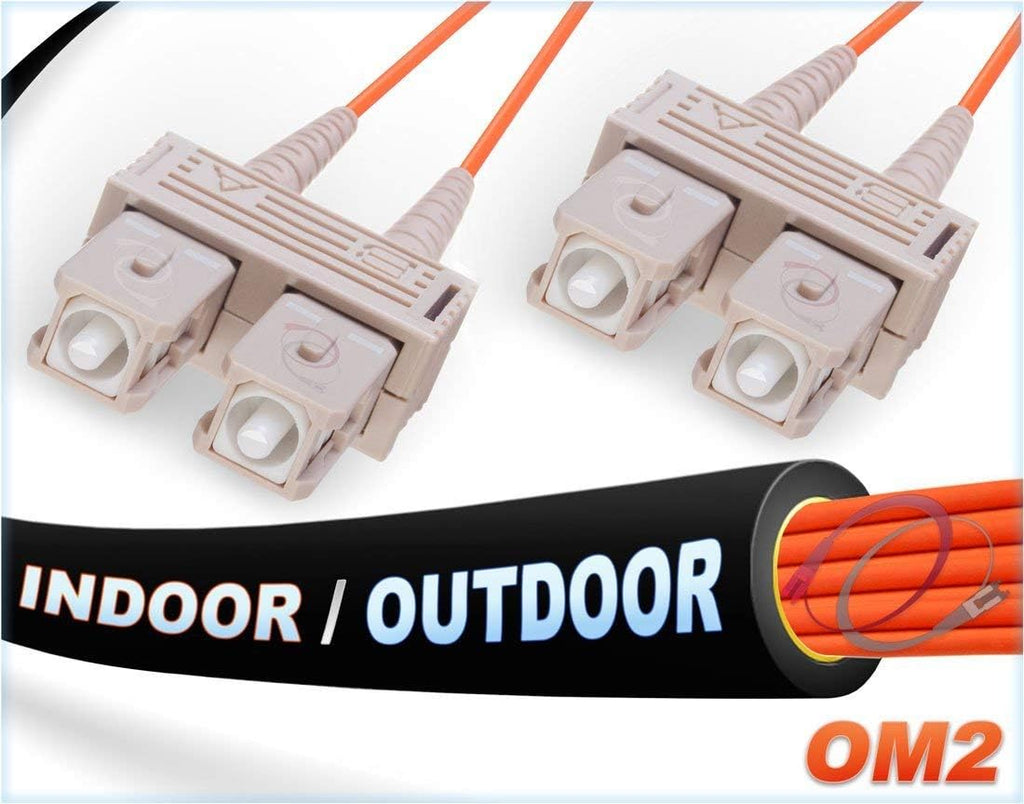OM2 SC Duplex Fiber Patch Cable 50/125 Multimode 250 Meter C949