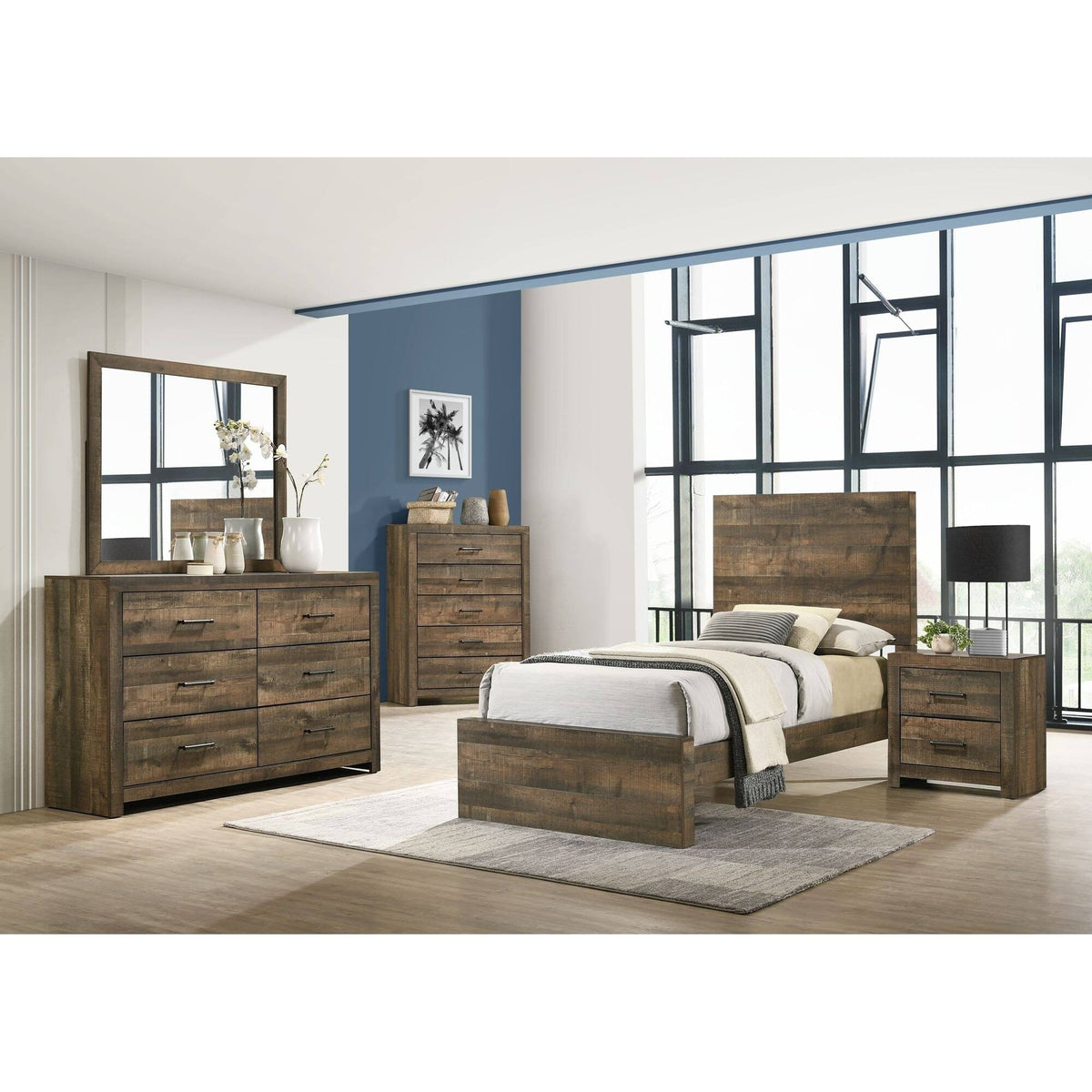 Twin Panel 3PC Bedroom Set T242182