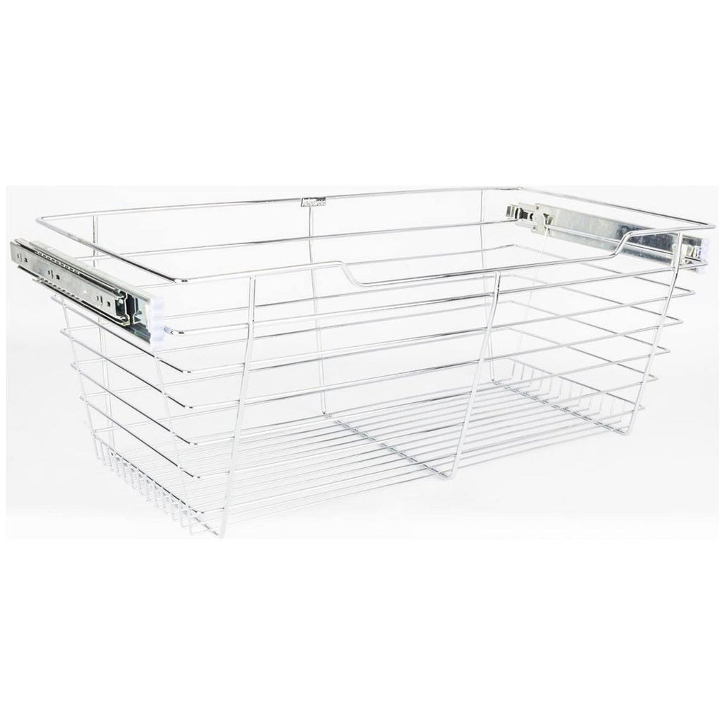 Satin Nickel Closet Pullout Basket J75524