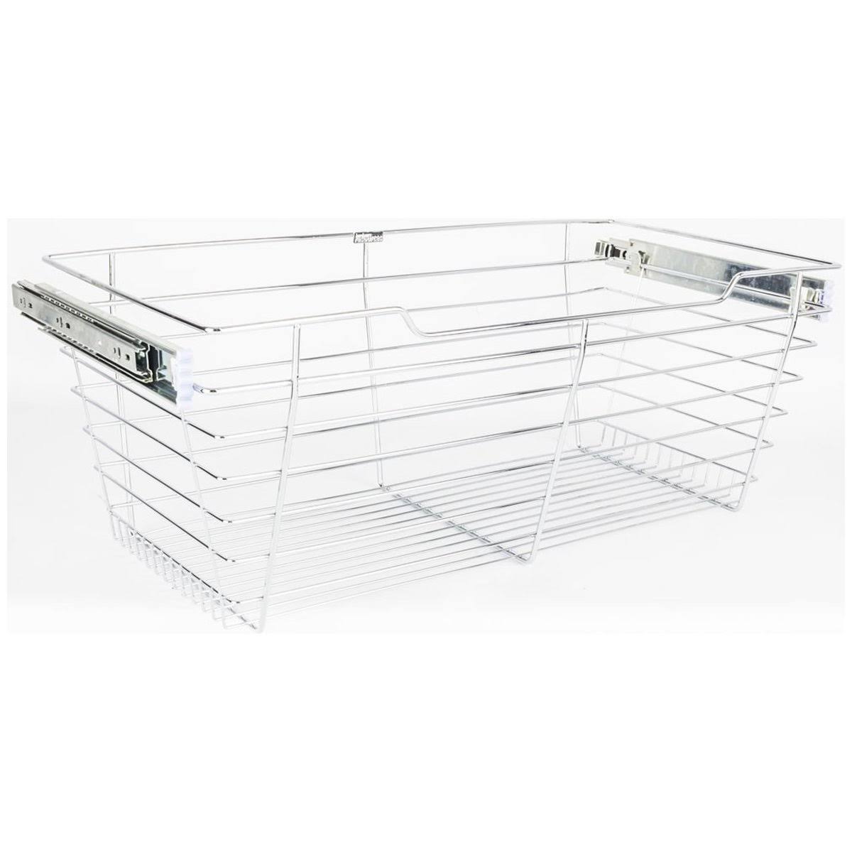 Satin Nickel Closet Pullout Basket J75524