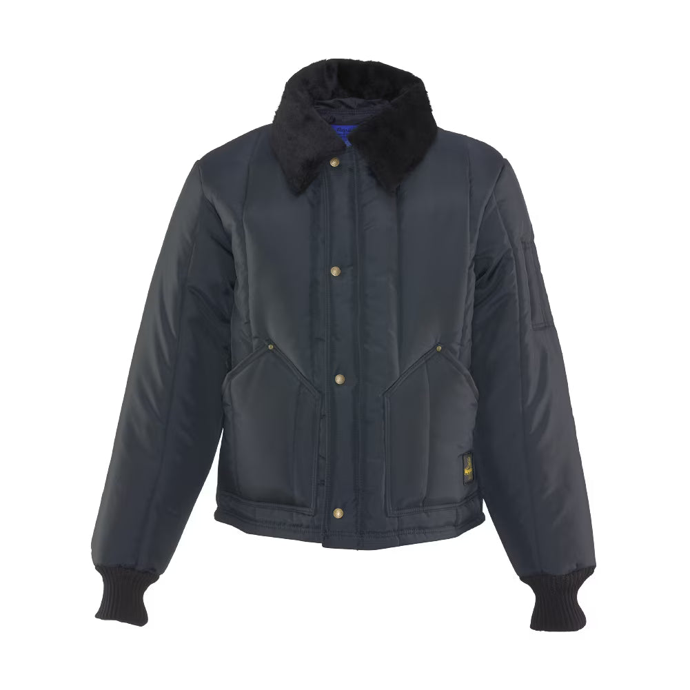 Navy Insulated Arctic Jacket with Fleece Collar C745