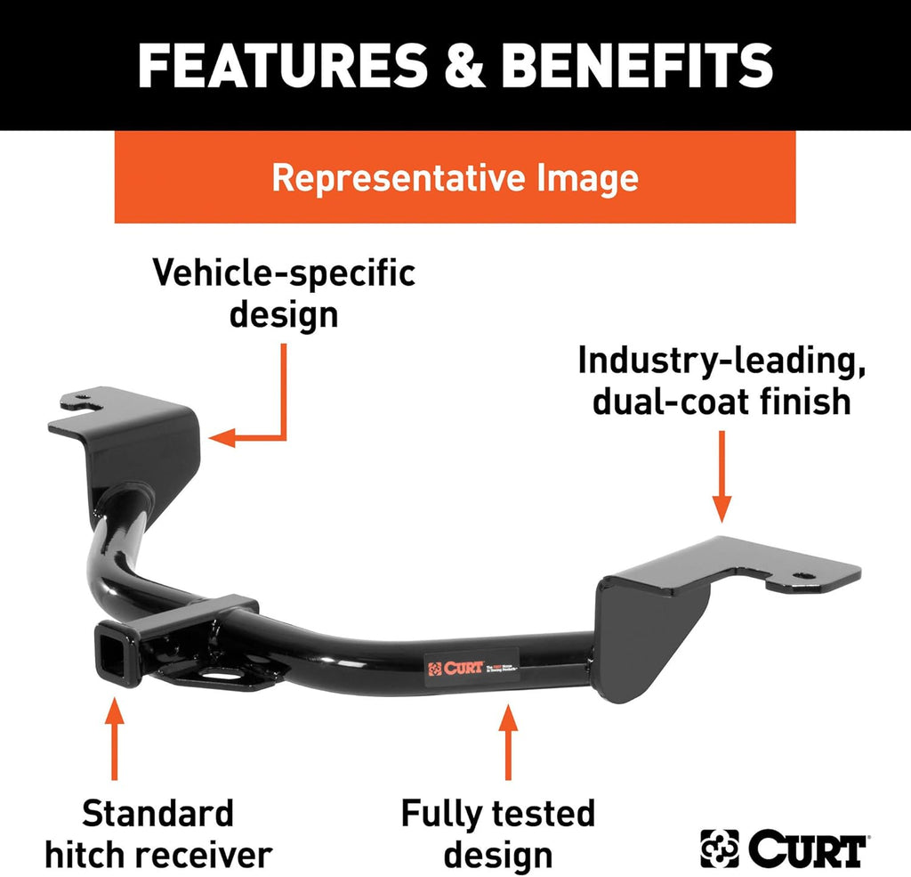 Class 1 Trailer Hitch with Ball Mount, 1-1/4-In Receiver S6275