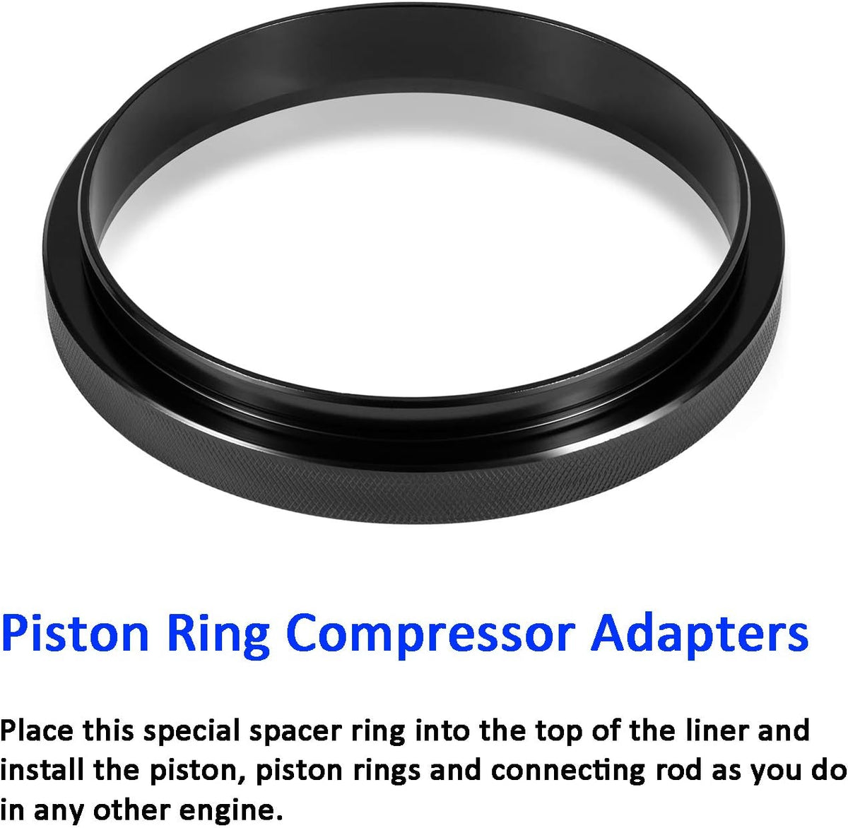 Piston Ring Compressor Tool 5.4 bore and Anti-Polishing Ring Adapter Set T3595