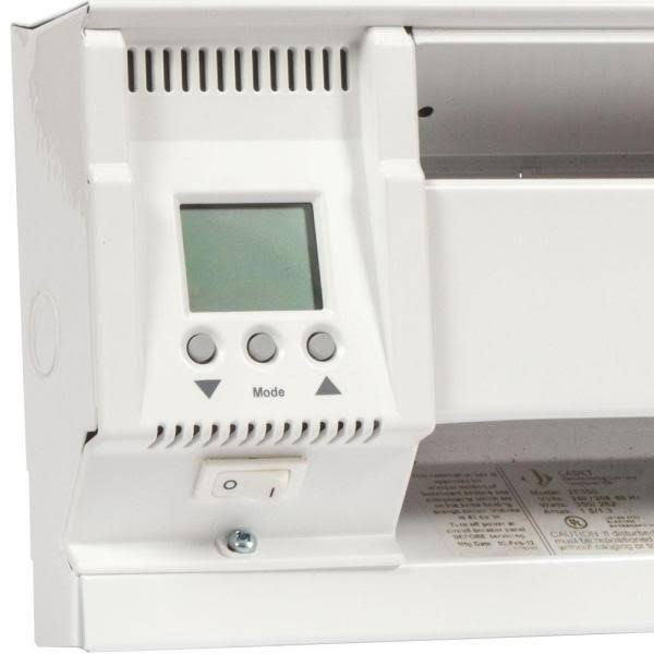 White Baseboard Thermostat L119