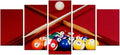 Pool Table Billiard Balls Canvas Wall Art Prints V906589