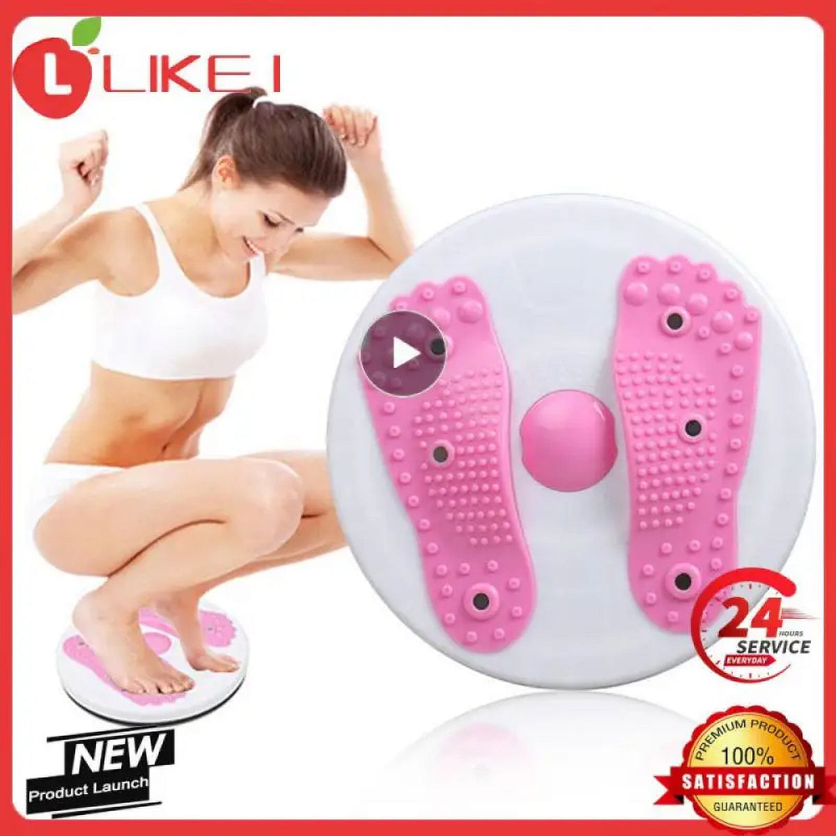 Waist Twisting Disc Balance Board Exercise Wobble E907