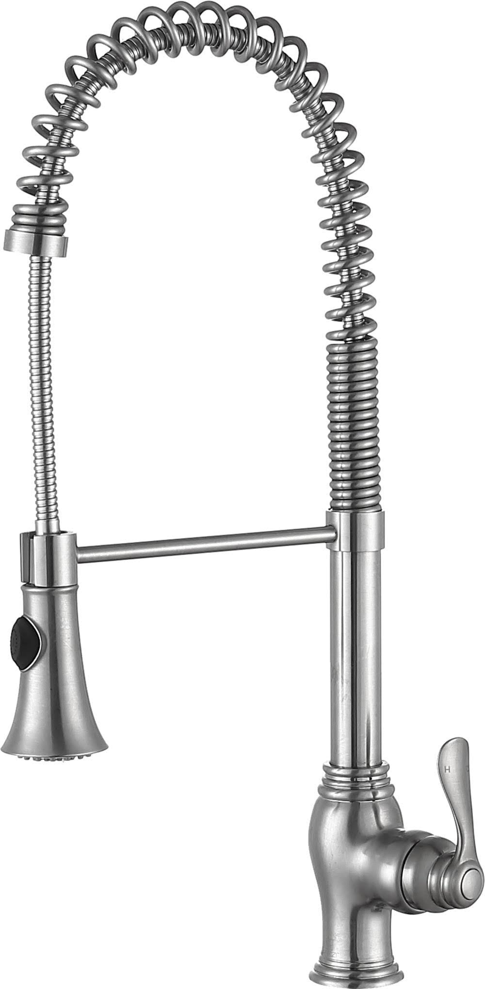 Brushed Nickel Single Handle Kitchen Faucet L15955