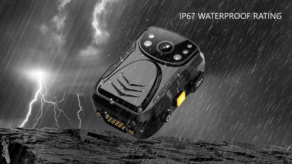 Body Camera with Audio, 2 Inch Display, Night Vision, Waterproof, Shockproof M21827