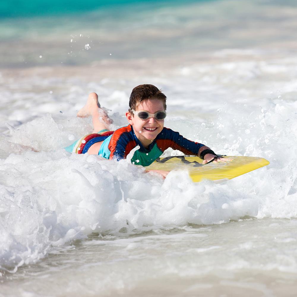 41" Lightweight Bodyboard with EPS Core, XPE Deck, HDPE Slick Bottom, and Wrist Leash X410903