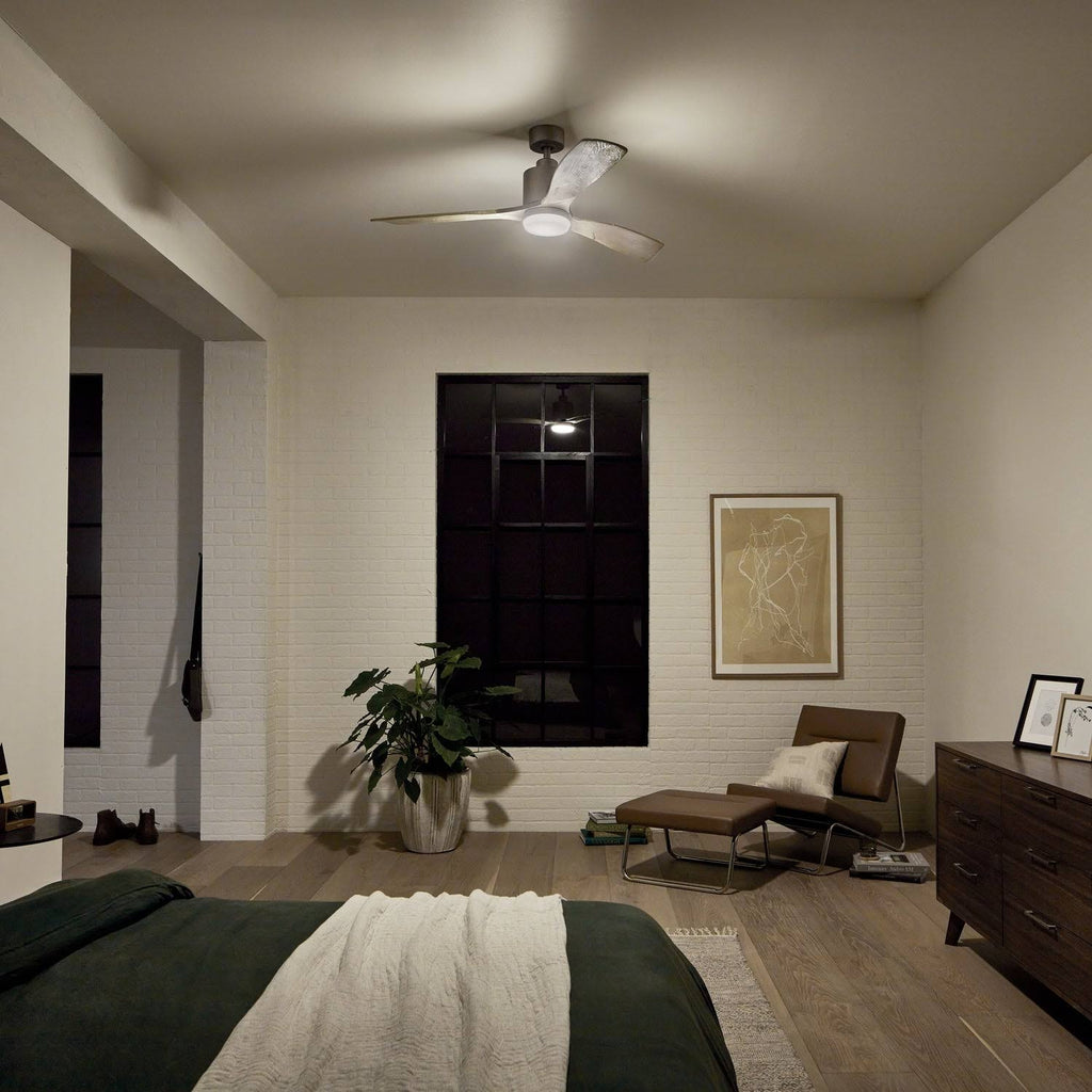 Antique Pewter LED Ceiling Fan E80659