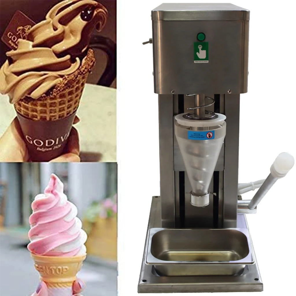 Electric Fruit Ice Cream Mixer Machine Frozen Yogurt Milkshake T6009