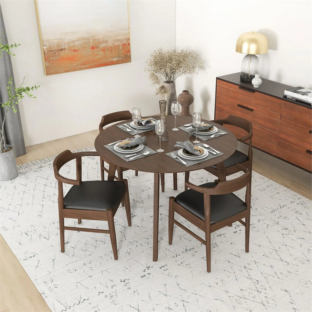 Black Faux Leather Dining Chair (Set of 2) M49931