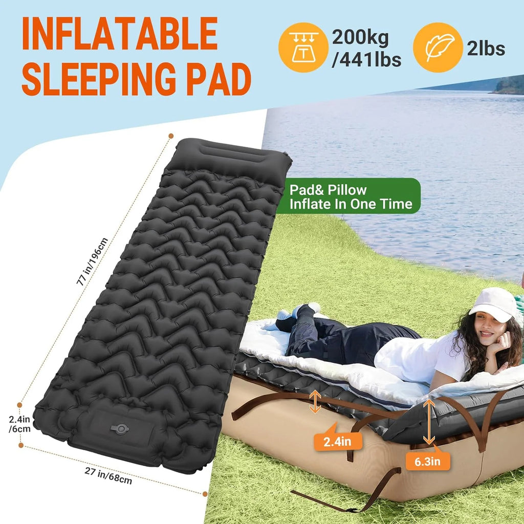 Ultralight Inflatable Camping Air Bed Frame G196019