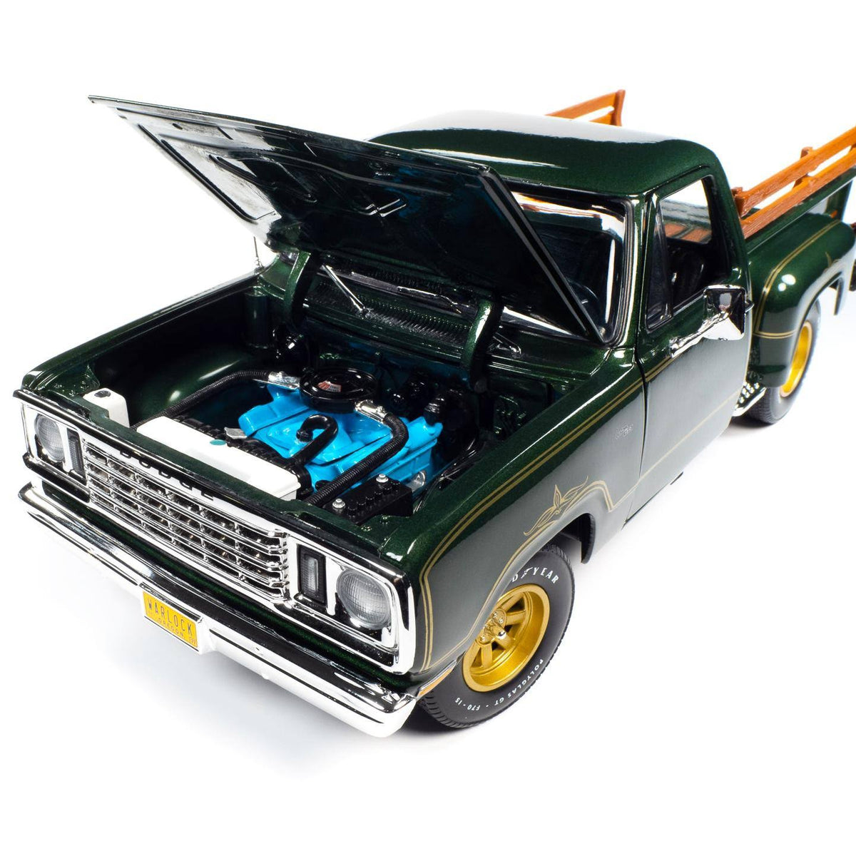 Medium Green Stepside Pickup Truck P532178