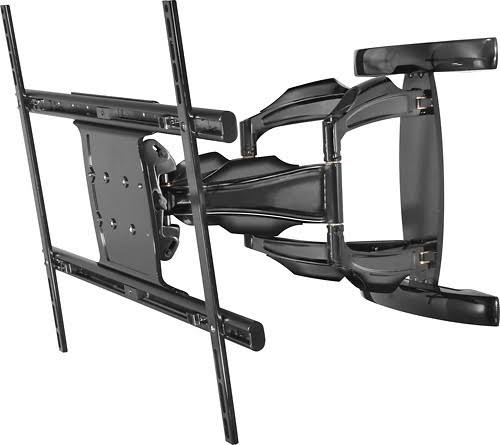 Articulating Wall Arm for Flat-Panel TVs, Extends 27-5/8, Black K52254