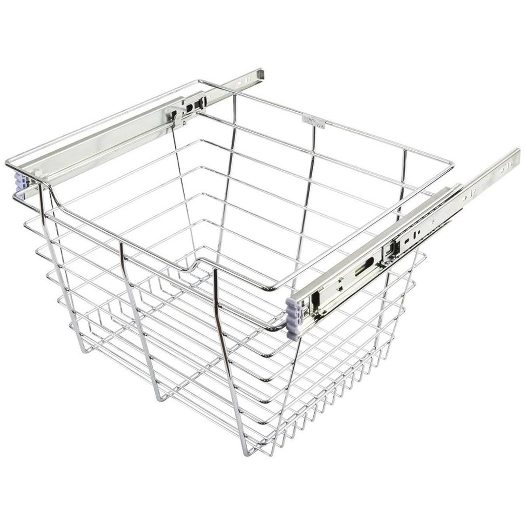 Satin Nickel Closet Pullout Basket J75524