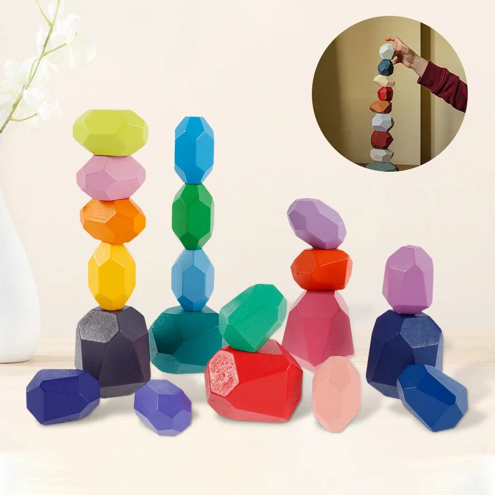 Wooden Building Blocks Set W503136