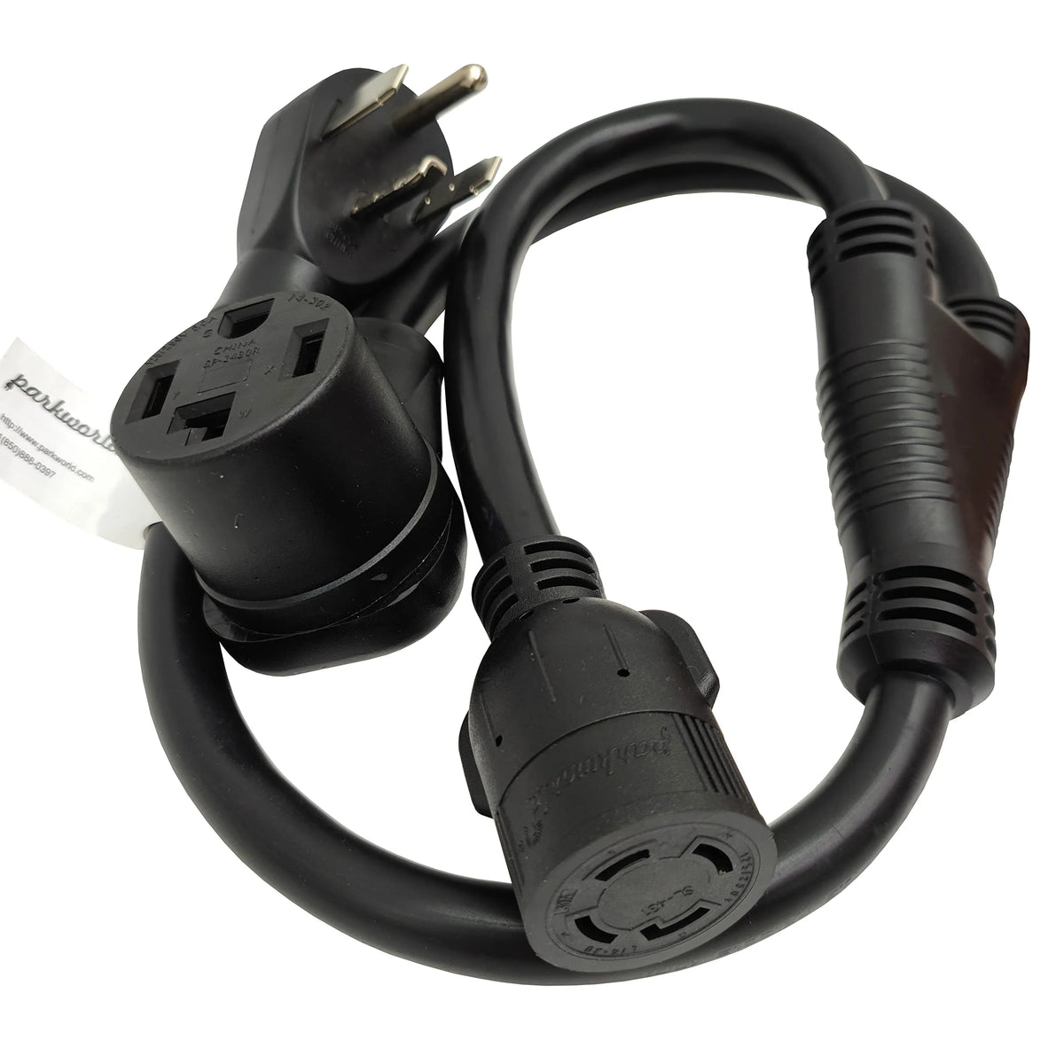 NEMA 14-30P to L14-30R Splitter Cord, 3 Feet Y420