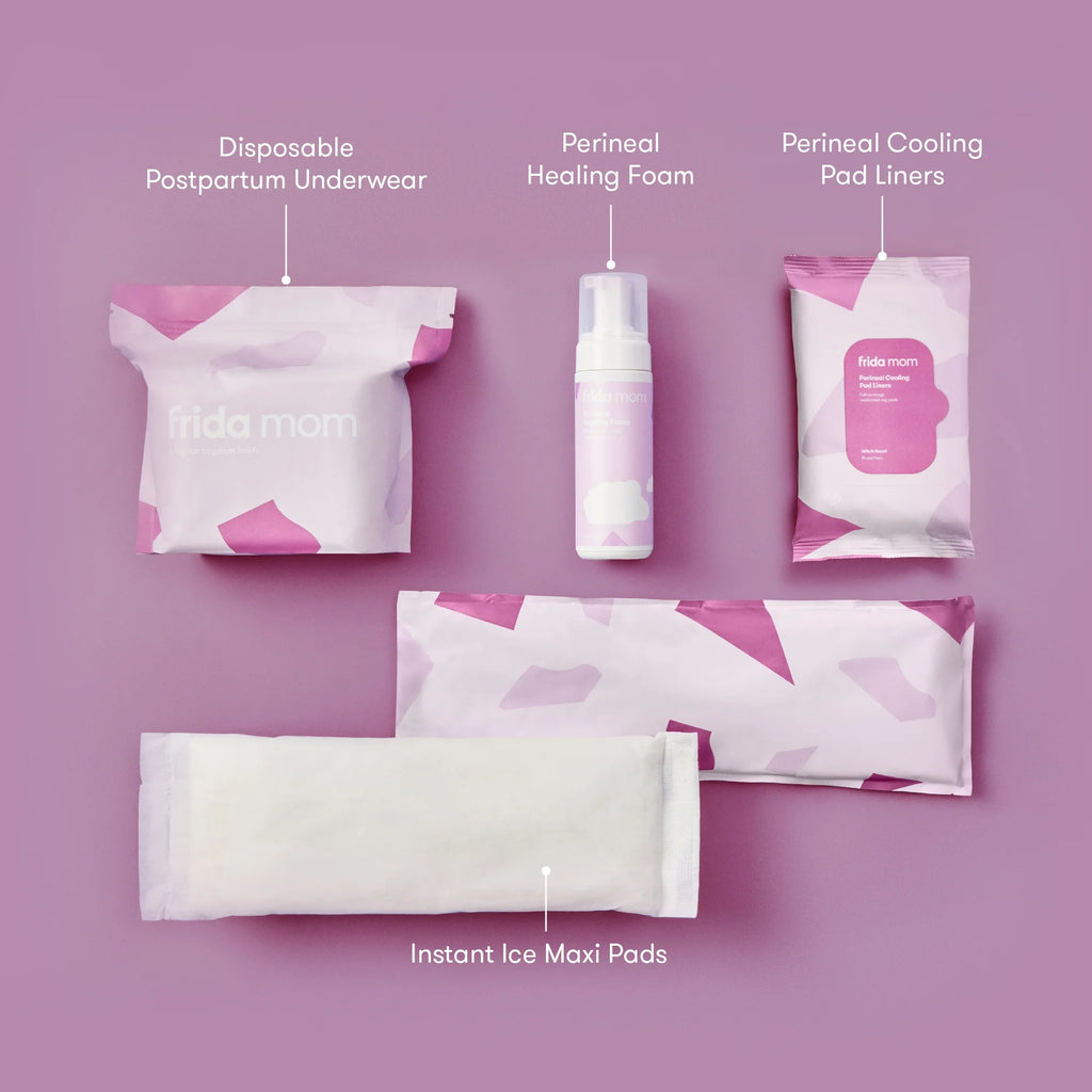 Postpartum Recovery Essentials Gift Set with Pads and Disposable Underwear, 4 Count P45728