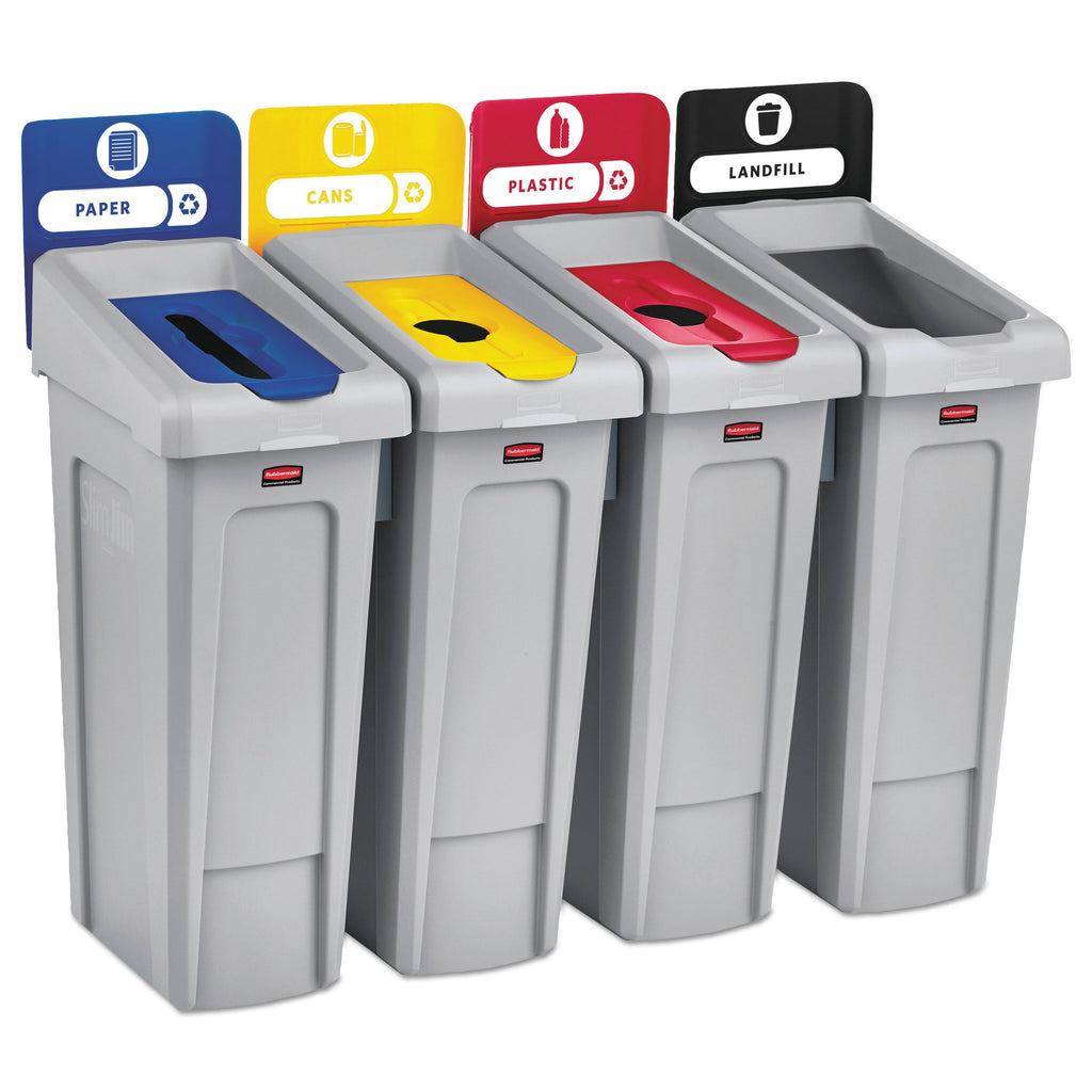 92 gal 4-Stream Recycling Station Kit L4856