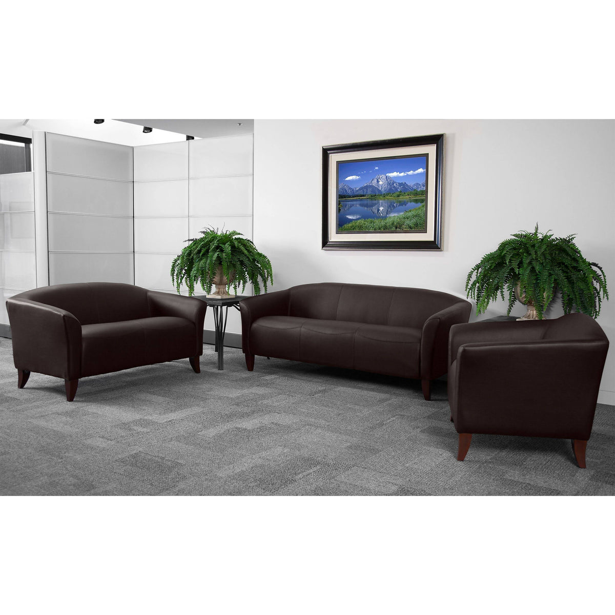 Brown Leather Chair R58530