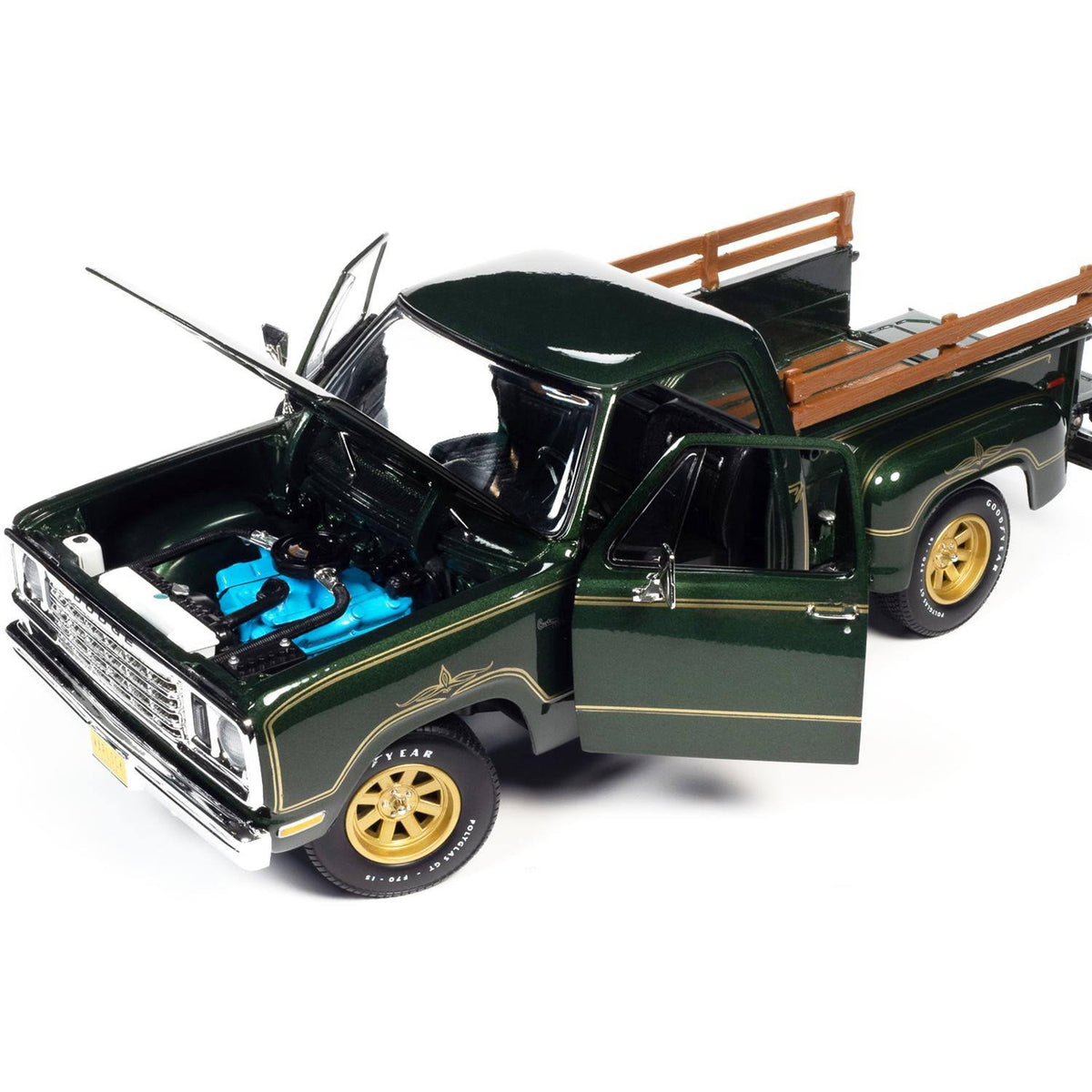 Medium Green Stepside Pickup Truck P532178