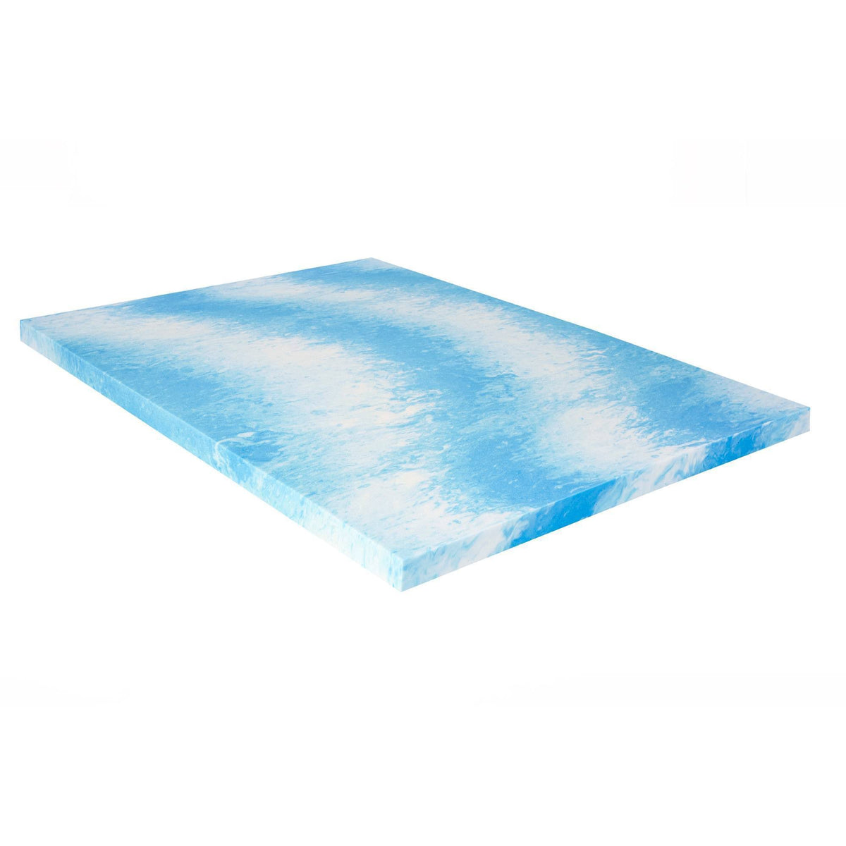 Gel Infused Memory Foam Topper, Blue, Queen O510