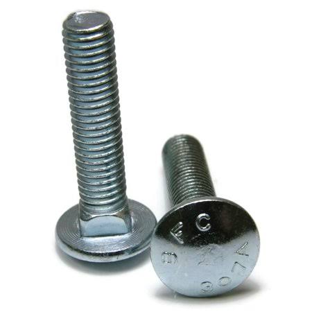 Zinc Plated Steel Carriage Bolt - 1/2 inch-13 x 4-1/2 inch - Qty 100 N917