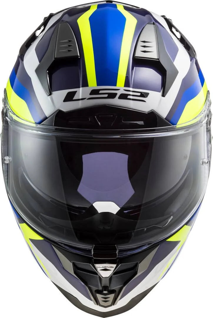 White-Blue-Yellow Helmet M691