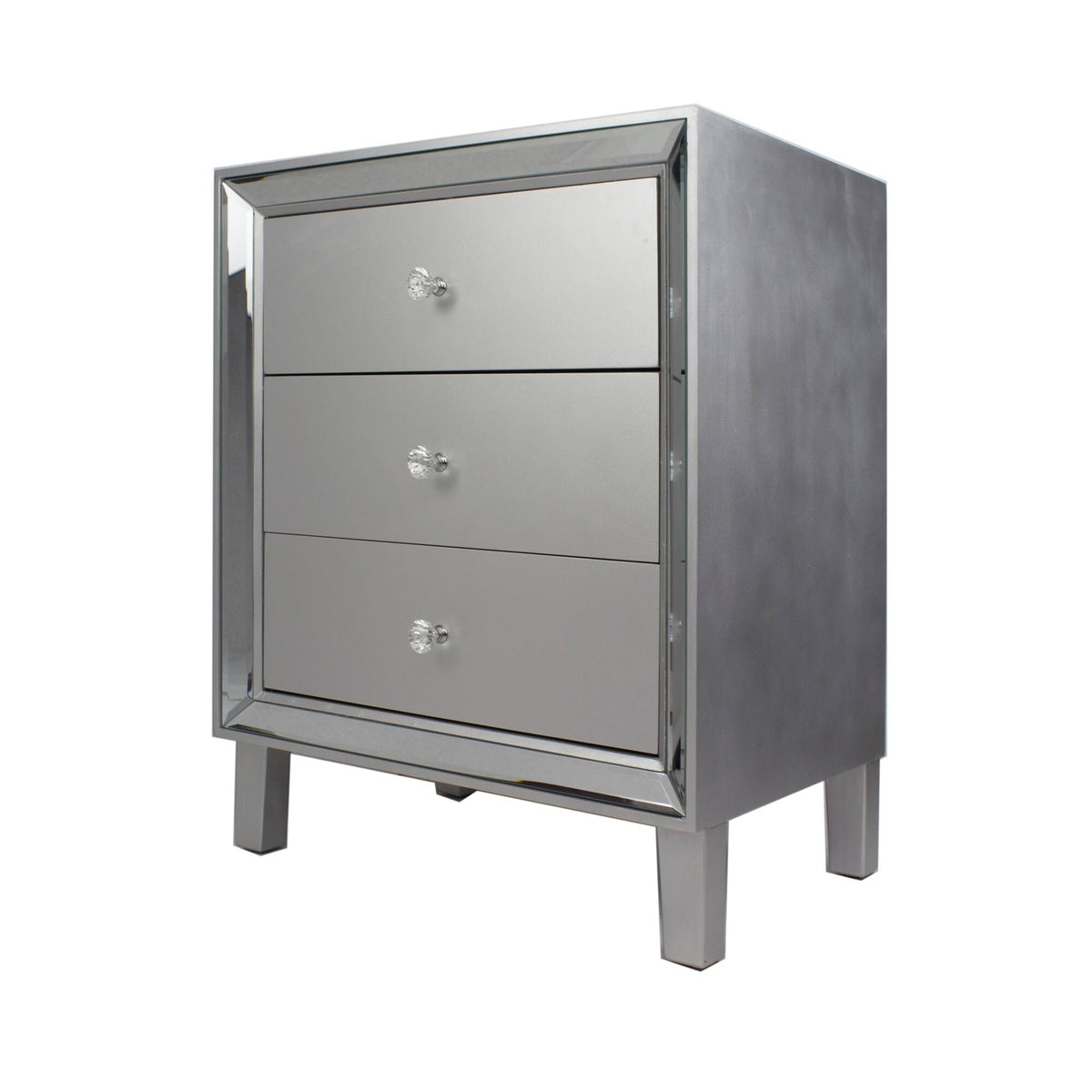 Silver 3-Drawer Accent Cabinet I2825