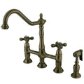 Kitchen Faucet with Brass Sprayer Q57473