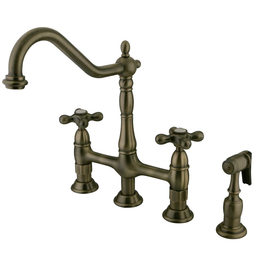 Kitchen Faucet with Brass Sprayer Q57473