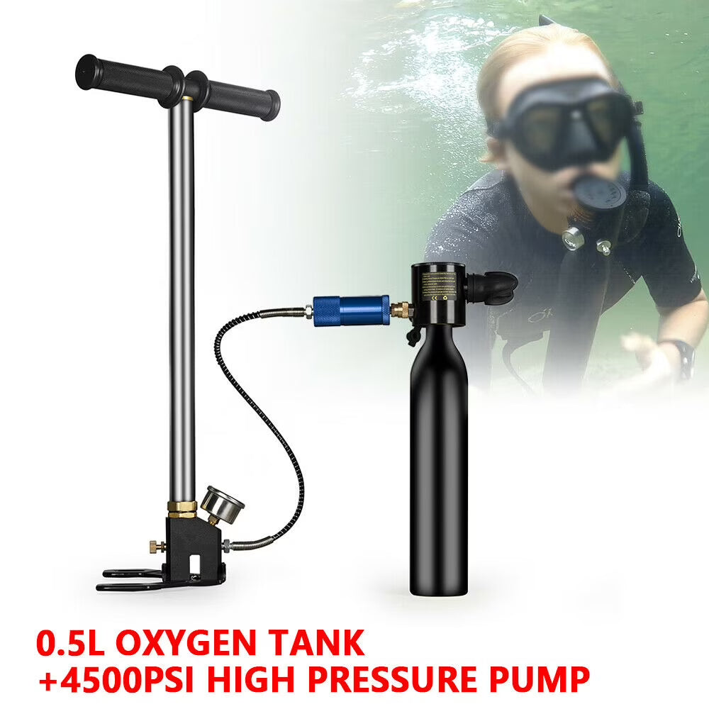 0.5L Diving Air Tank with High-pressure Pump S6767