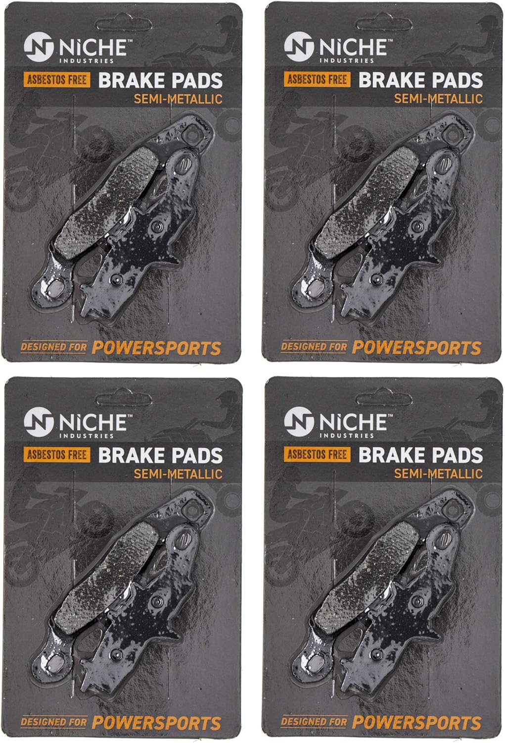 Brake Pad Set Front Semi-Metallic 4 Pack N94770