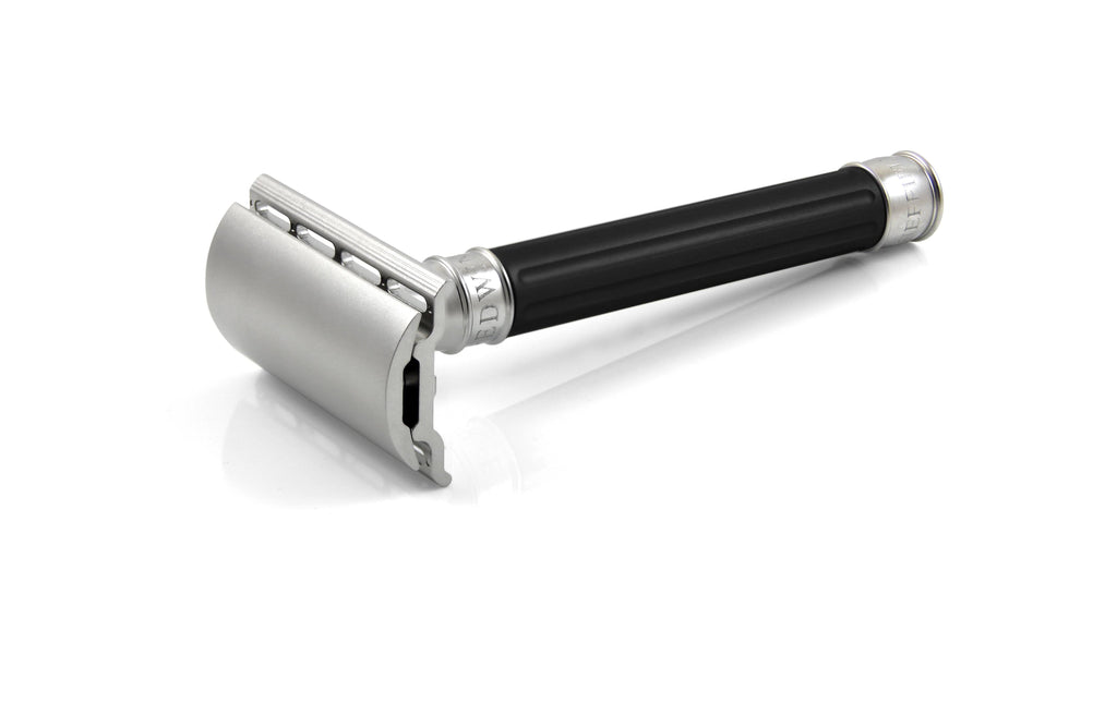 Stainless Steel Black Safety Razor K280812