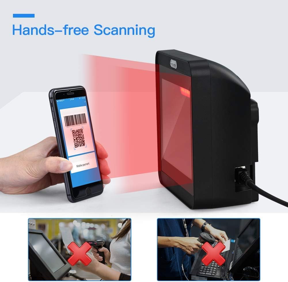 2D QR Barcode Scanner with Big Scan Window V4727