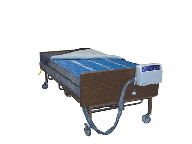Semi Electric Bed with Full Rails and Therapeutic Support Mattress J5897